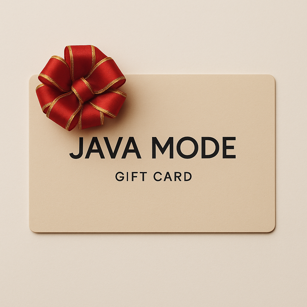 Carte CADEAU JAVA